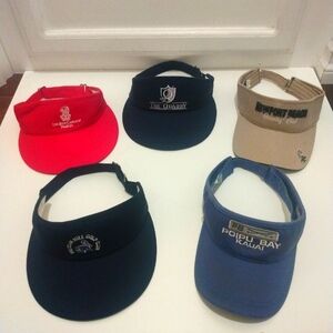 Vintage Golf Sunvisor Hats Bundle